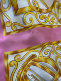MOSCHINO - Silk Twill Foulard Print Dress Sz 44