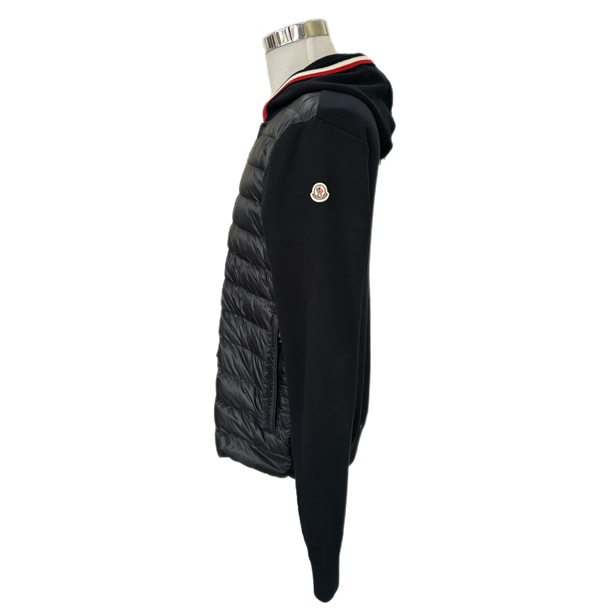 MONCLER - Maglia Tricot Hooded Navy Cardigan Sz XL