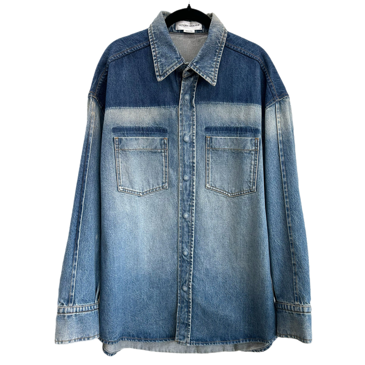 VICTORIA BECKHAM - Oversized Denim Shirt Sz M