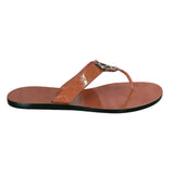 GUCCI - Leather GG Guccissima Coral/ Orange Sandals Sz 37