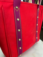 LOUIS VUITTON - Antigua Cabas MM Tote in Red