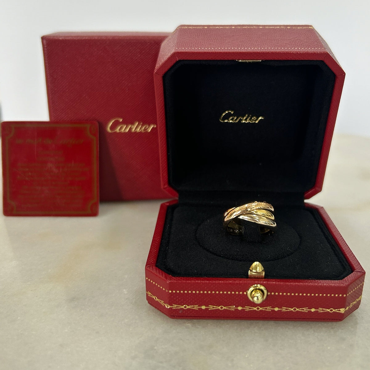 CARTIER - Les Must De Cartier Trinity Ring Sz 52