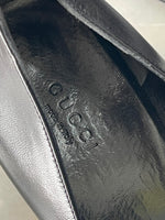 GUCCI - Bamboo Stem Heels Black Leather - Sz 40