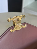 CELINE - Wallet on Chain Margo in Shiny Calfskin - Vintage Rose