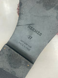 HERMÈS - Oran Sandals in Rose Nude & Rhinestone Sz 37