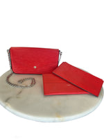 LOUIS VUITTON - Felicie Pochette - Red Epi Leather Crossbody Bag