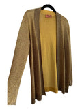 MISSONI - Gold Lurex Cardigan Sz 42