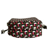 PRADA - Geometric-Print Nylon Pouch Bag