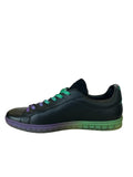LOUIS VUITTON - Black Gradient Logo Luxembourg Sneakers Sz 9.5