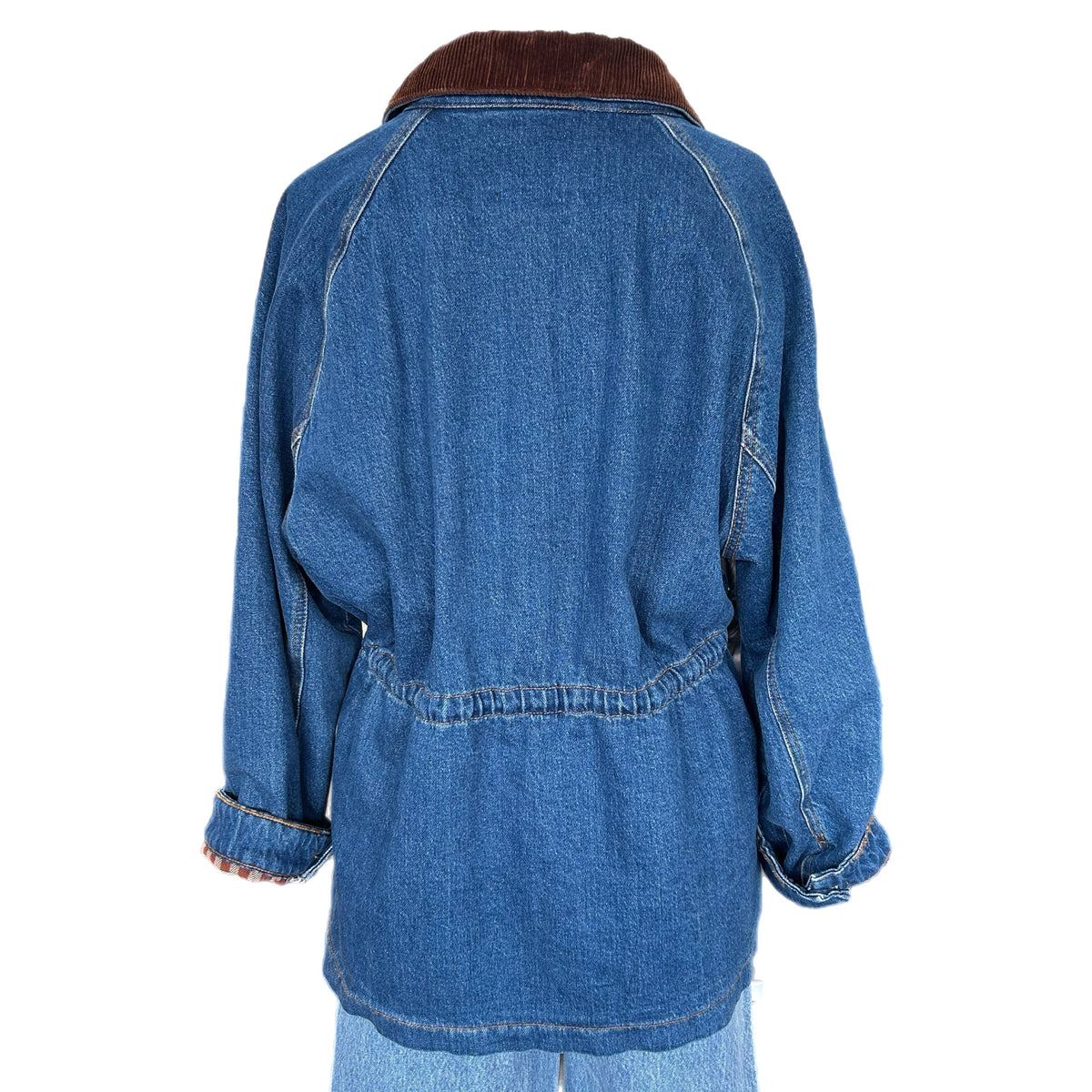 SEZANE - Edgard Denim Blue Coat AUS 12-14