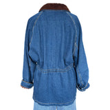 SEZANE - Edgard Denim Blue Coat AUS 12-14