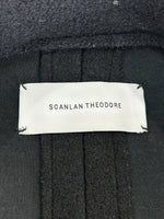 SCANLAN THEODORE - Black Wool Coat Sz 10