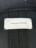 SCANLAN THEODORE - Black Wool Coat Sz 10