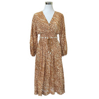 ZIMMERMANN - Tropicana Belted Midi Dress Sz 1