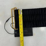 FENDI - Gold FF Buckle - Black Velvet Waist Belt