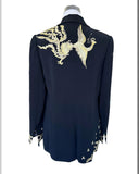 CAMILLA - ‘Wise Wings’ Tailored Mid Length Jacket Sz L