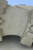 PRADA - Monolith Leather and Re-Nylon Boots with Pouch - EU 37.5