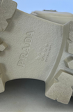 PRADA - Monolith Leather and Re-Nylon Boots with Pouch - EU 37.5