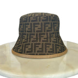 FENDI - Brown FF Jacquard Bucket Hat