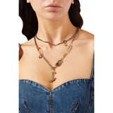 ALEXANDER McQUEEN - Charm & Safety Pin Necklace