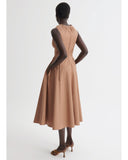 SCANLAN THEODORE - Cotton Sateen Almond Cargo Dress Sz 6