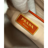 PRADA - Saffiano Orange Vernis Dome Bag