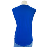 BALMAIN - Blue Logo Tank Top Sz 8-10