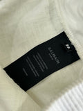 BALMAIN - White Monogram Wide Leg Pants Sz FR38 / Medium