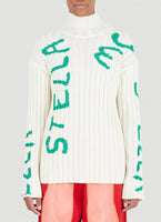 STELLA MCCARTNEY x Ed Curtis - Printed Wool-Blend Sweater Sz S