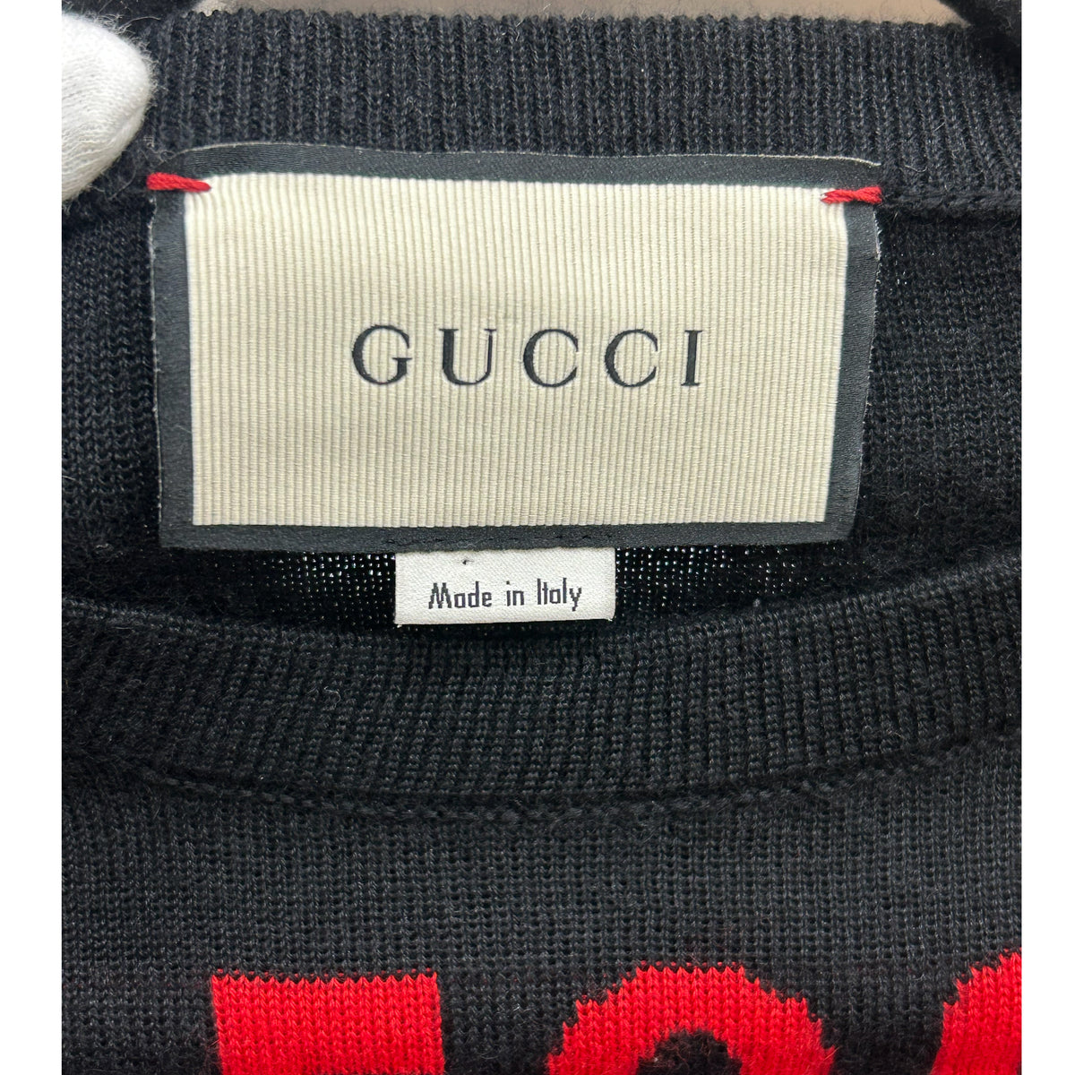 GUCCI - Cashmere Blind for Love Jumper Sz S