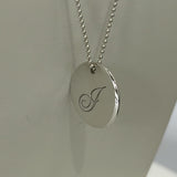 TIFFANY & Co - Notes Alphabet ‘J’ Disc Pendant - Large