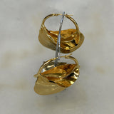 CELINE - Large Swirl Hoop Earrings