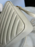 SAINT LAURENT - Lou Crema Soft Quilted Leather Camera Bag