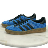 GUCCI x ADIDAS - Gazelle Blue GG Monogram Sneakers Sz 8.5