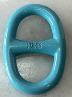 HERMÈS - Chaine d'Ancre Scarf Ring Blue