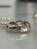 GUCCI - Love Britt Interlocking GG Heart - Silver & Opal Set