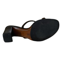 LOUIS VUITTON - Damier Monogram Flower Block Sandals Sz 37.5