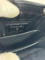 CHANEL - CC Black Leather Crossbody Pouch / Bag