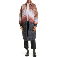 MUNTHE  - Apact Quilted Longline Jacket Sz 8-10