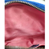 GUCCI - Blue Velvet GG Marmont Belt Bag