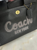 COACH - Cargo Leather Black Tote