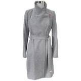 TED BAKER - Sandra Funnel Neck Wrap Coat Sz 2