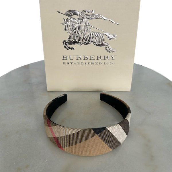 BURBERRY - Ladies Check Headband