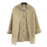 TOTEME - Embroidered Scarf Jacket Harvest