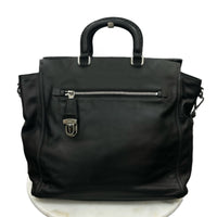 PRADA - Black Leather Tote / Shoulder Bag