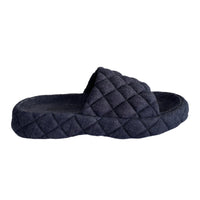 BOTTEGA VENETTA - Denim Quilted Slides Sz 38