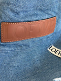 LOEWE - Frayed Fisherman Hat in Denim & Calfskin