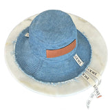 LOEWE - Frayed Fisherman Hat in Denim & Calfskin