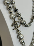 CHANEL - Pearl CC Graffiti Long Necklace