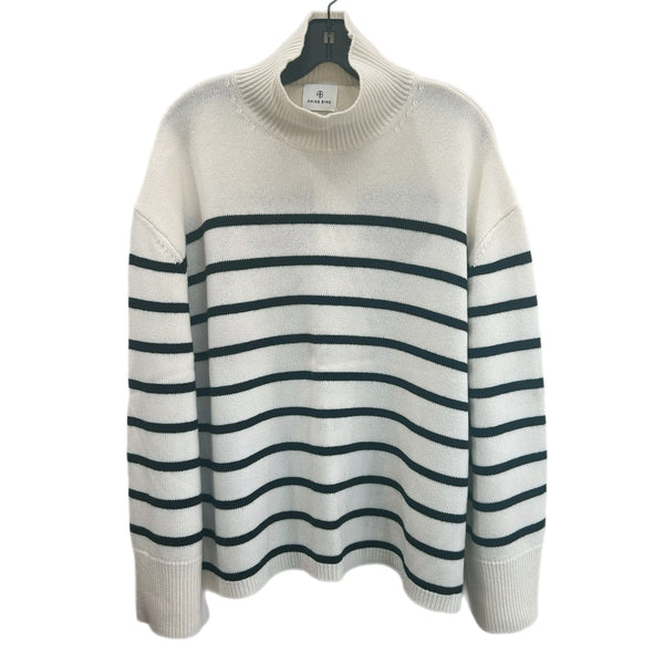 ANINE BING - Courtney Sweater in Ivory/Black Sz M